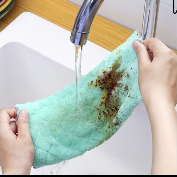 Wash cloth ultra absorbent set household cleaning quick dry cloth - Picture 3 of 4
